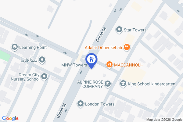 Map Spacious 2 BR Apartment with High Floor