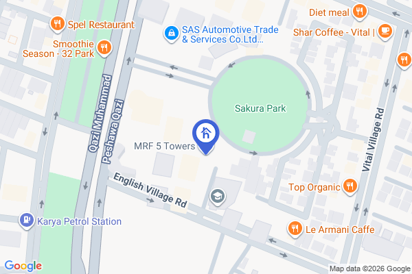 Map Modern 3 Bedroom Apartment for Rent