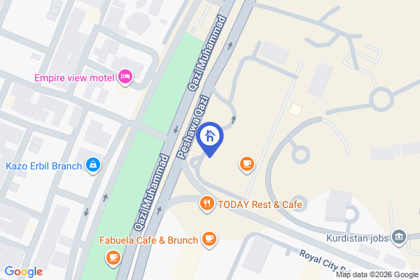Map Modern Furnished Apartment in Empire Diamond