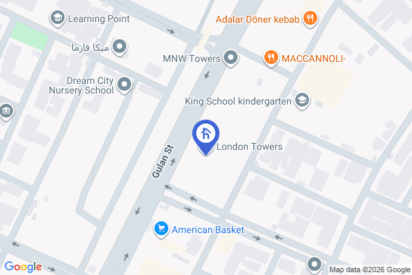 Map Elegant 3-Bedroom Apartment in Prime Location