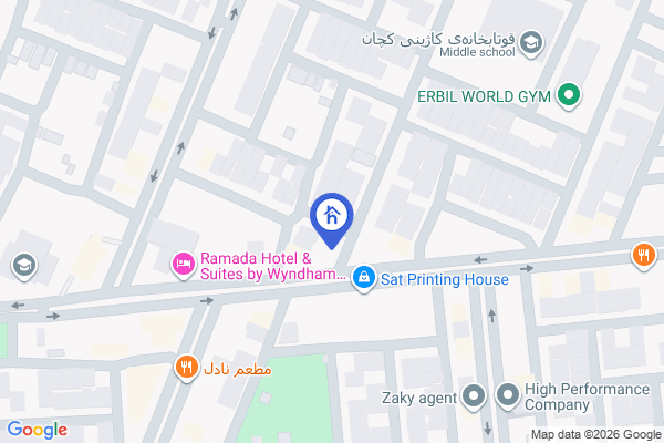 الخريطة منزل طابقین