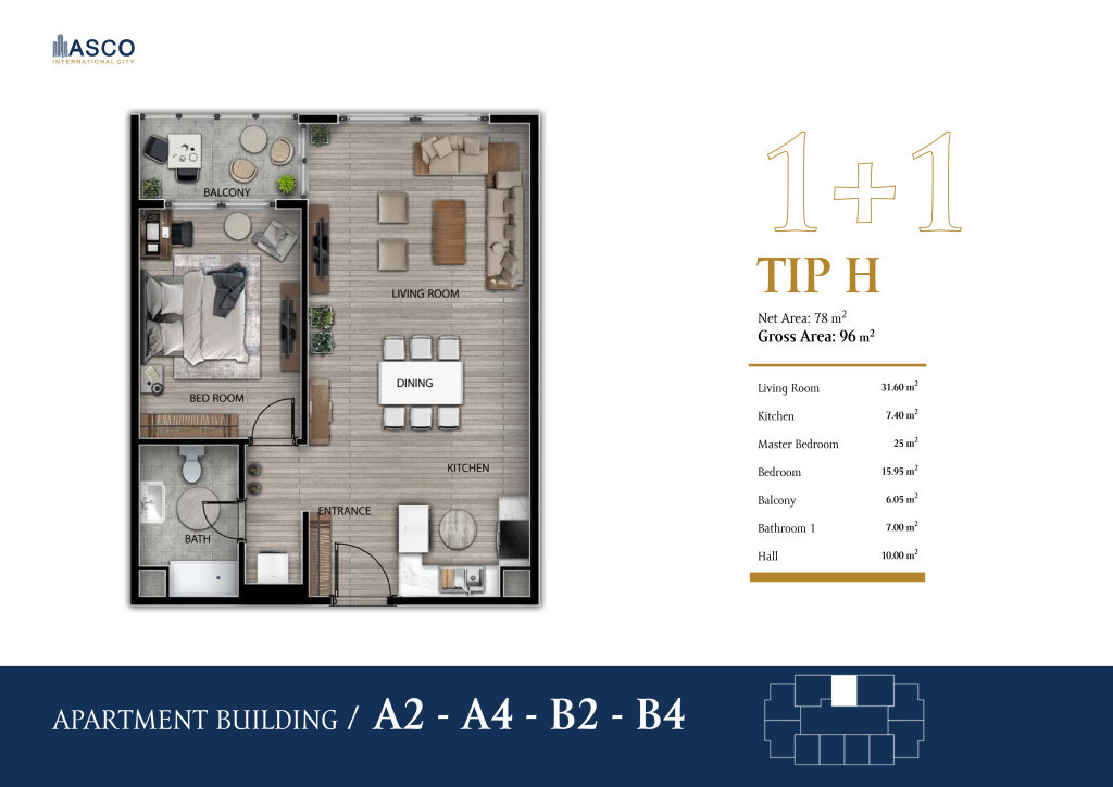 On the 5th Floor Kat Planı