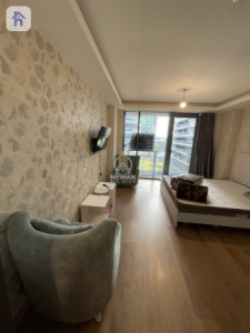 Studio apartment with kitchen and hall image 2