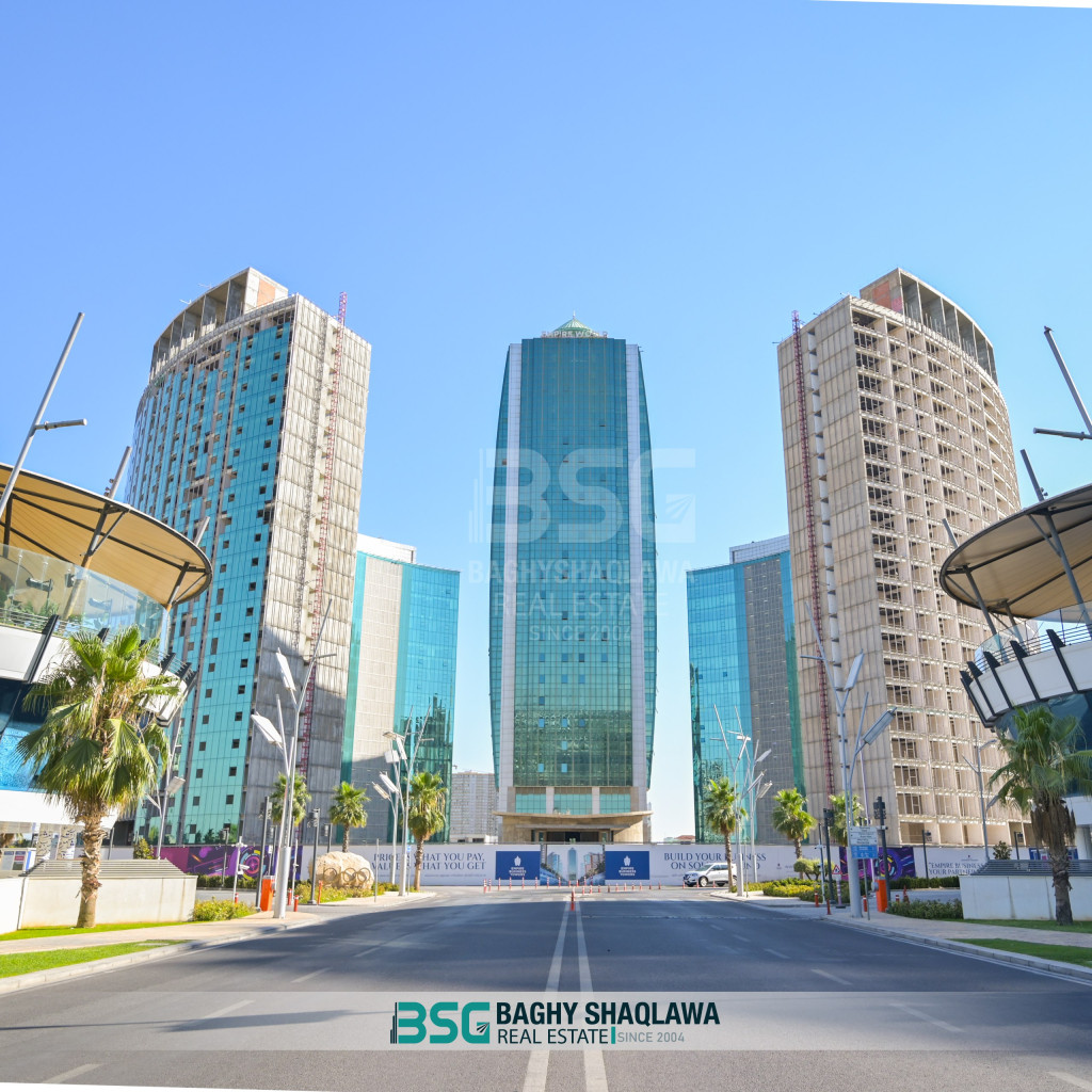 Modern office in Empire Business Towers