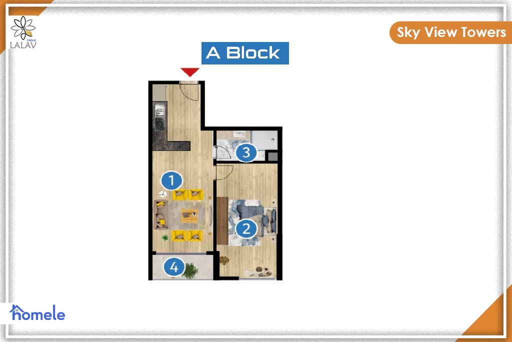 On the 14th Floor Kat Planı