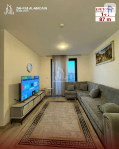 Modern 1-BR Apartment In Life Towers image 2