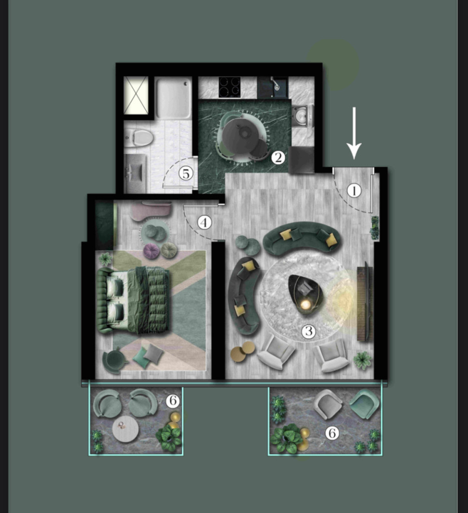 On the 9th Floor Kat Planı