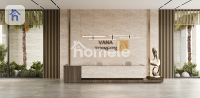 Modern one-bedroom apartment in Vana Towers Resim 9