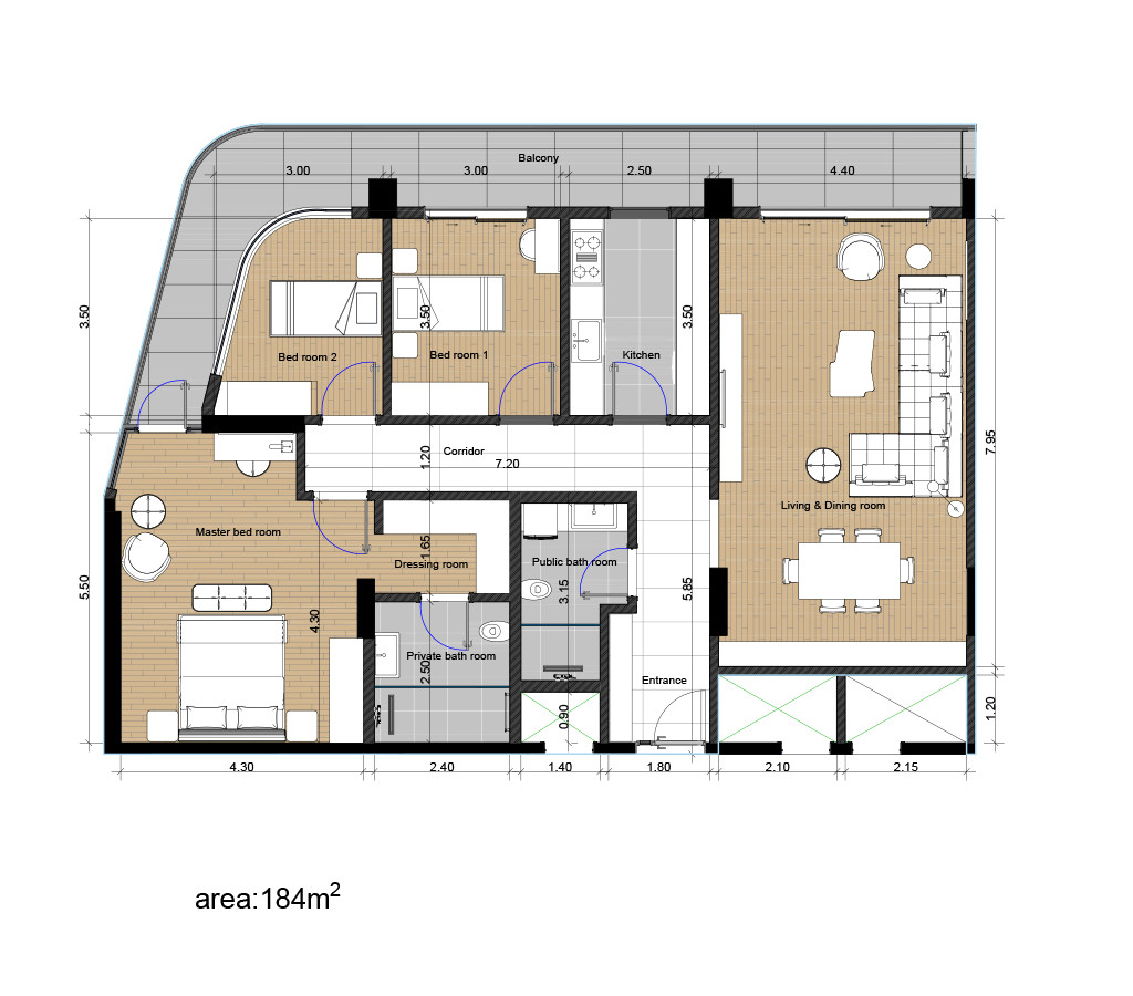 On the 16th Floor Floor Plan