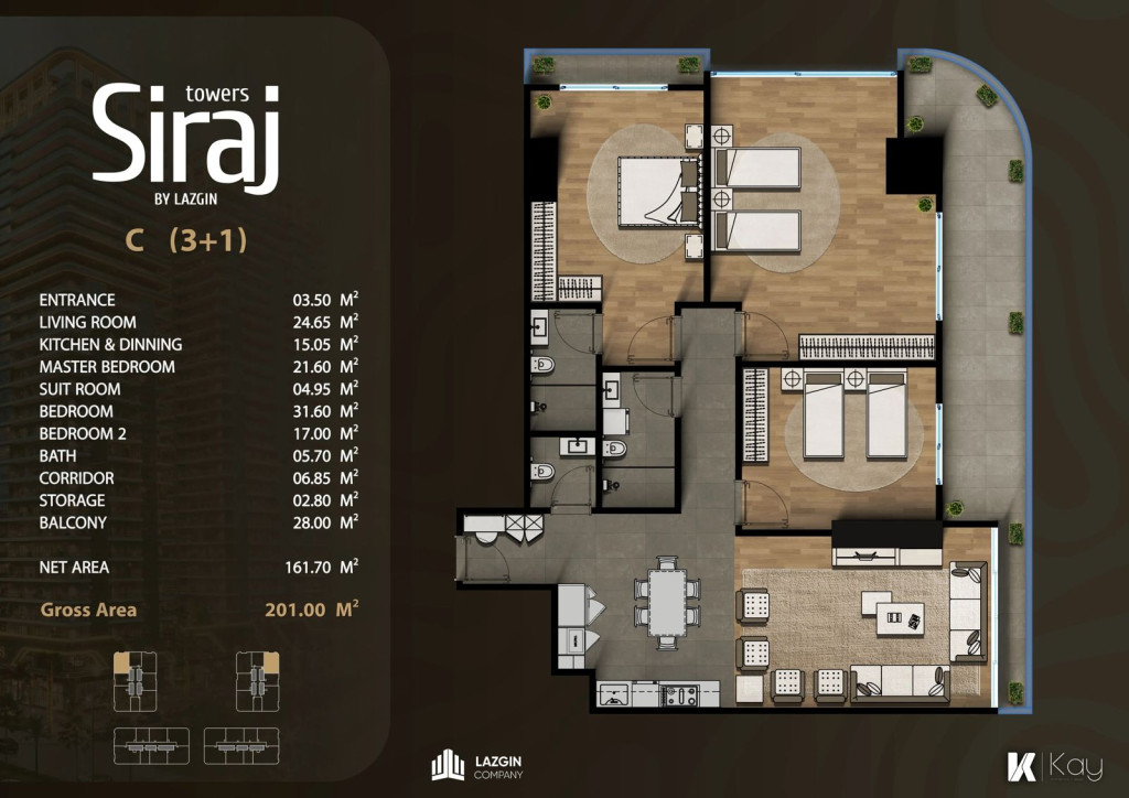 On the 11th Floor Floor Plan
