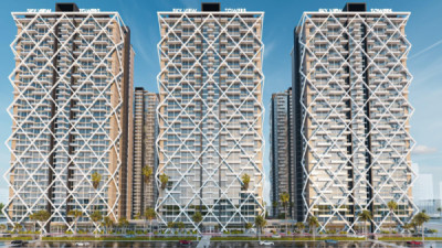 شوقەیەکی دوو ژووری نوستن لە باڵەخانەیەکی بەرز image 8