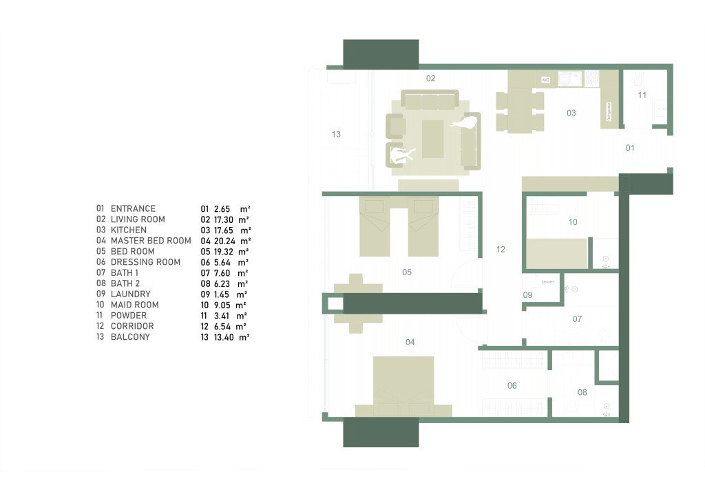 On the 8th Floor Floor Plan