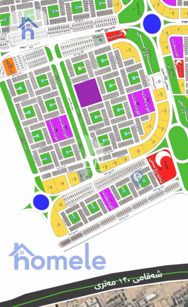 200m² Residential Plot in Erbil