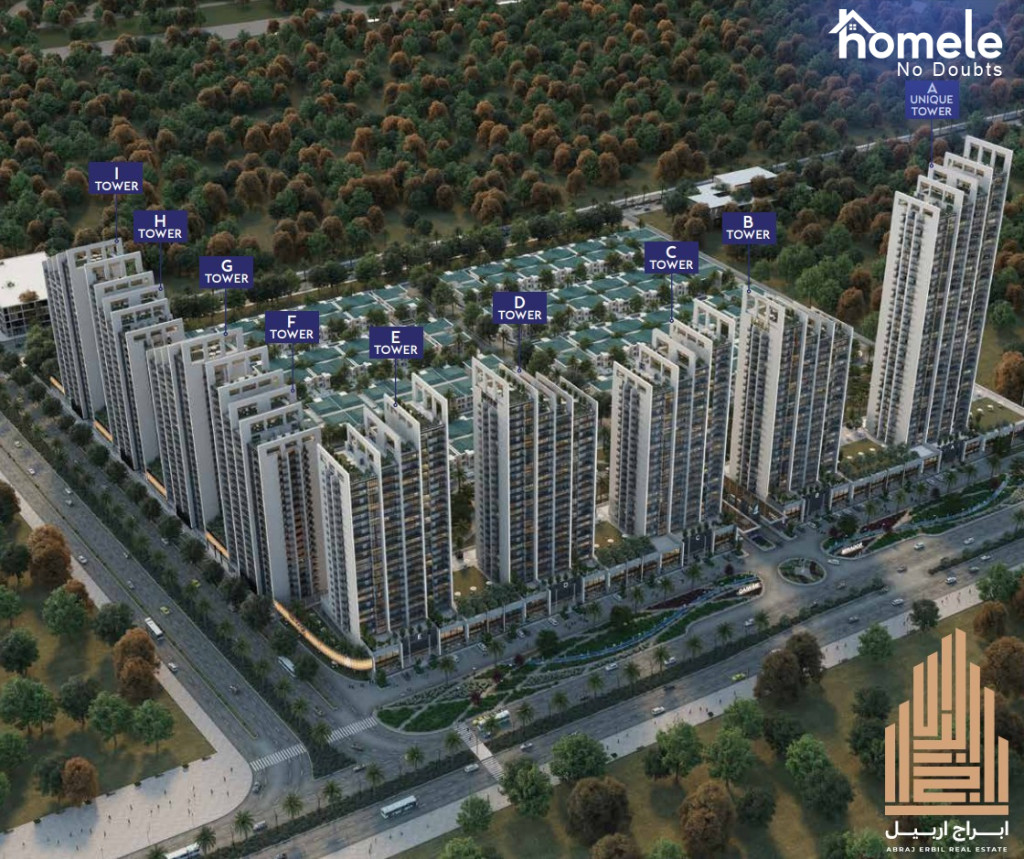 Spacious 3-Bedroom Apartment in Erbil