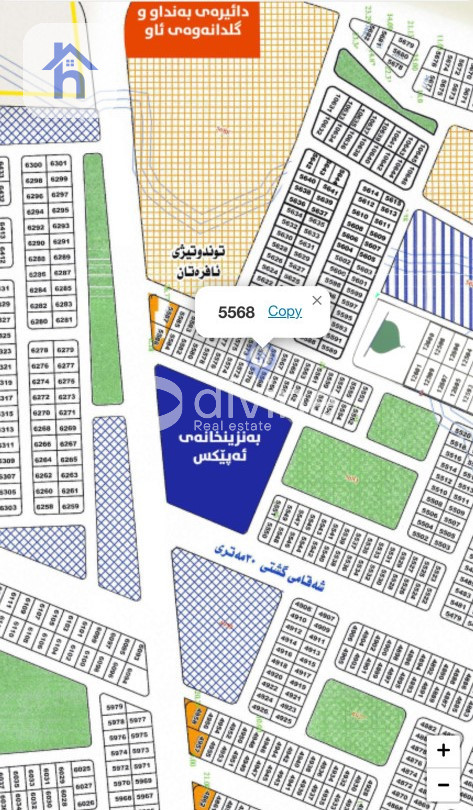 زەوی نيشتەجێ بوون (200م²)