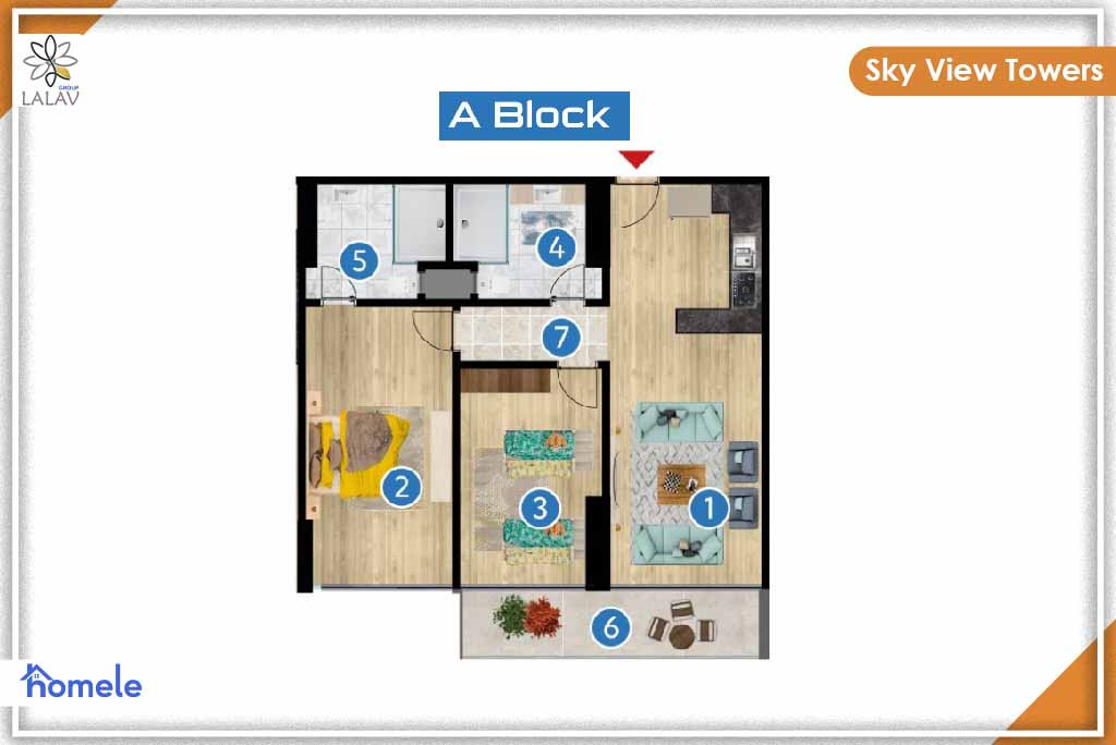 On the 30th Floor Floor Plan