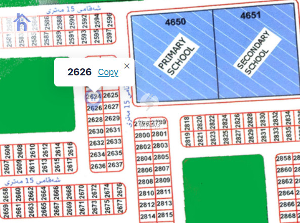 زەوی بەرامبەر باخچە