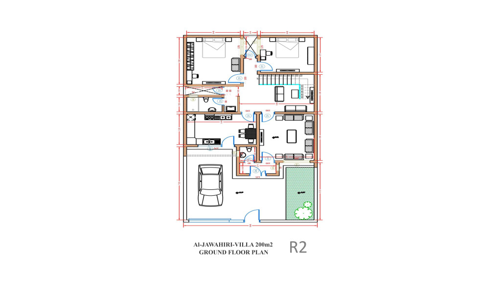 R2 خطة الطابق