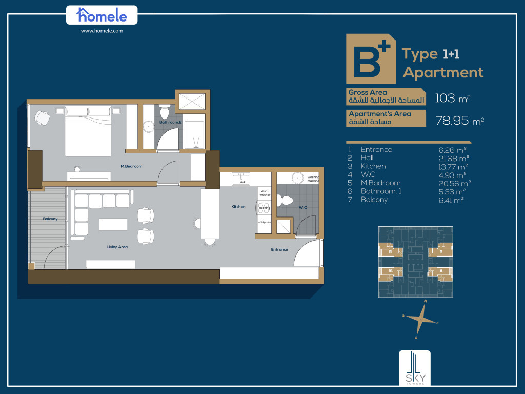 On the 9th Floor Floor Plan