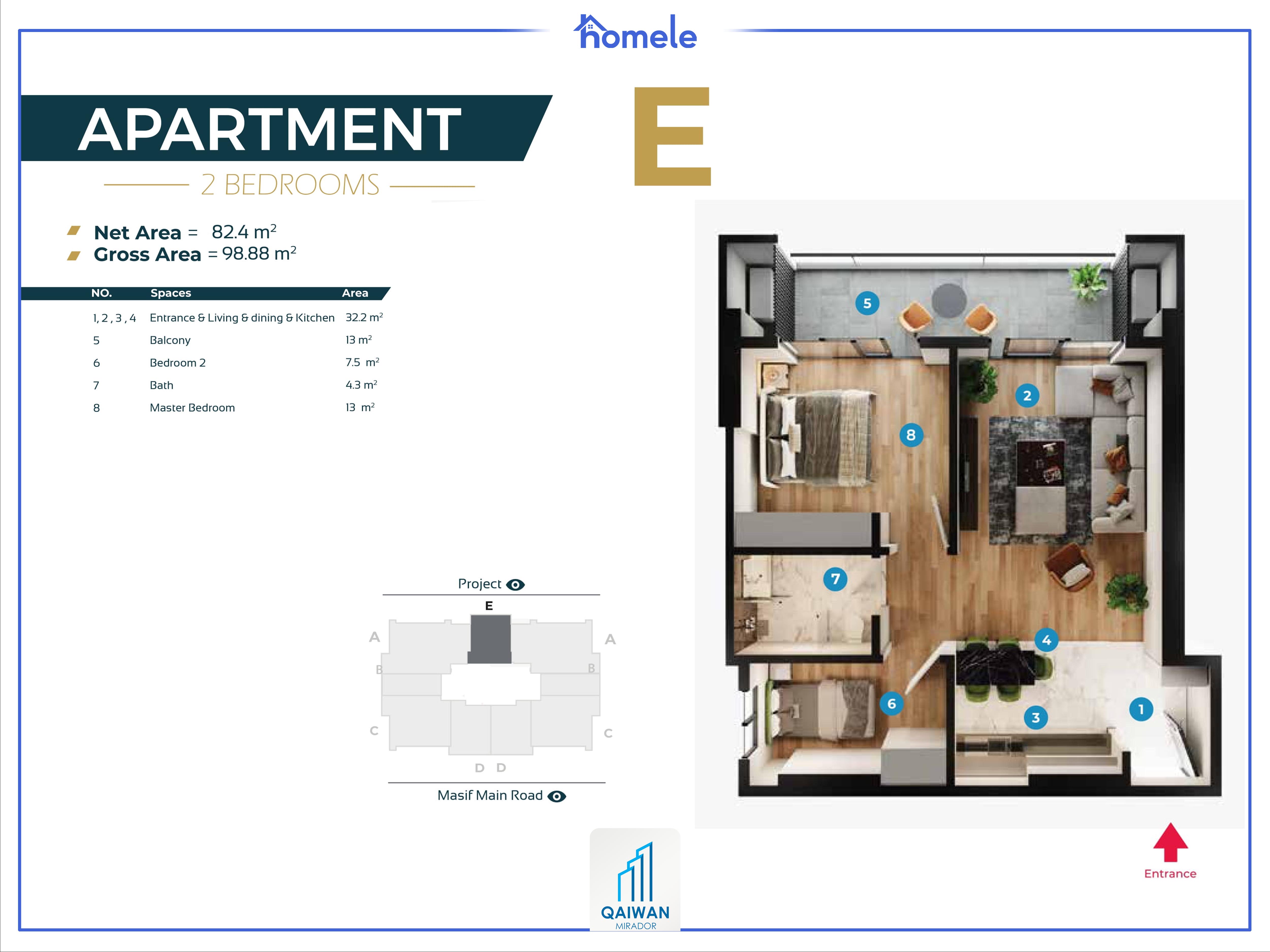 Building (B-C) Ground-21st Floor پلانی نهۆم