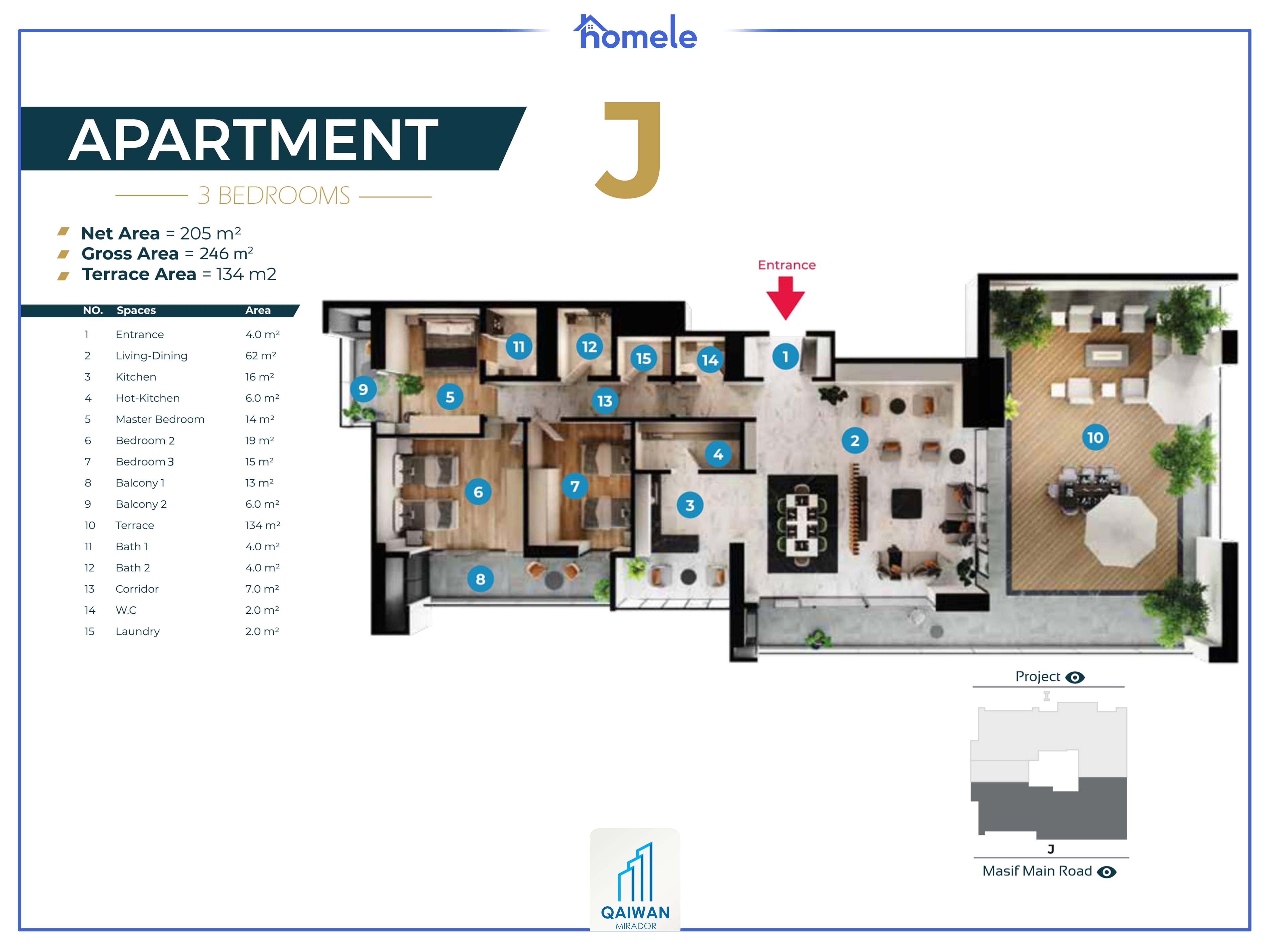 Building (B-C) 23rd Floor پلانی نهۆم
