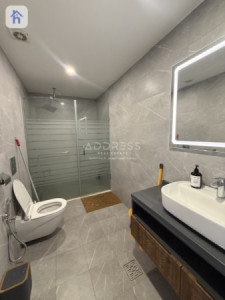 Modern Furnished Apartment in Sky Towers Resim 4