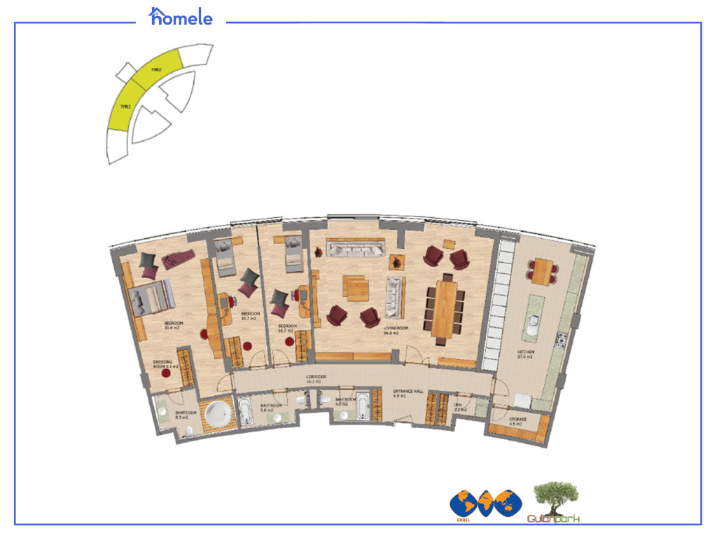 Penthouse Floor Plan