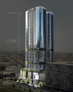 Spacious 3 Bedroom Apartment in Cavalli Tower Resim 15