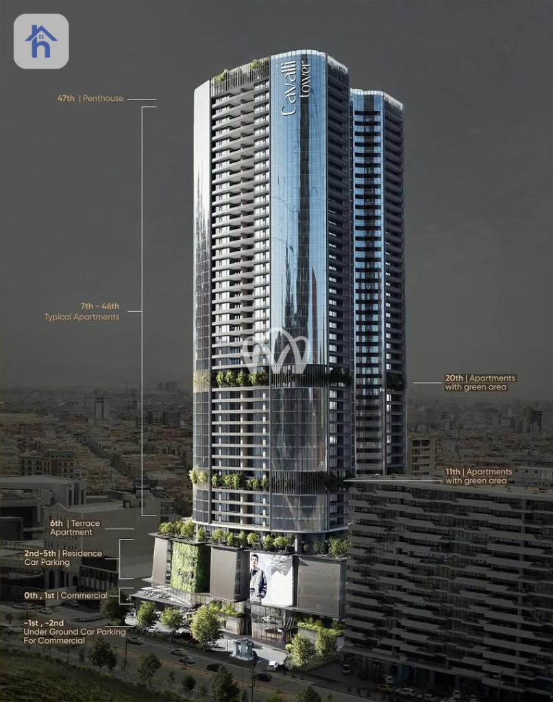 Modern Apartment in Cavalli Tower — 1
