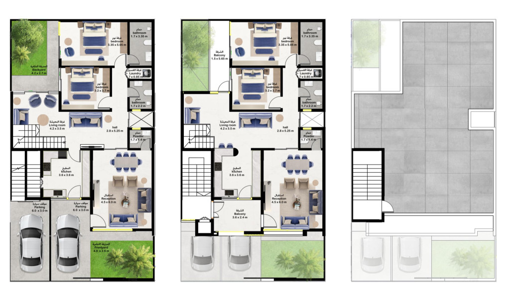 Type: 321m² Kat Planı