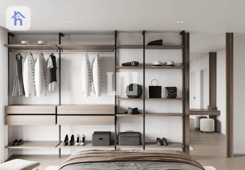 Contemporary Three-Bedroom Apartment Resim 13