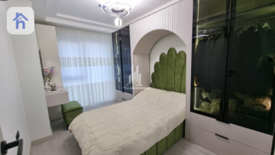 شقة عصرية بثلاث غرف نوم صورة 8