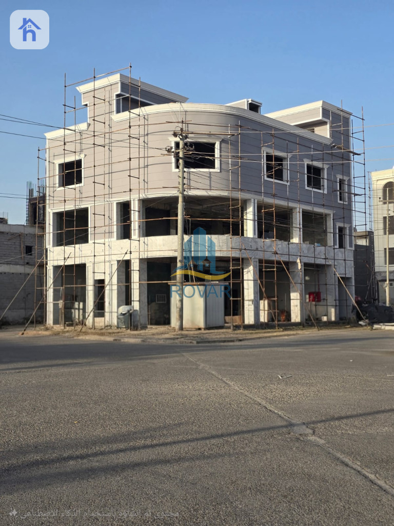 Corner Three-Floor Commercial  Building