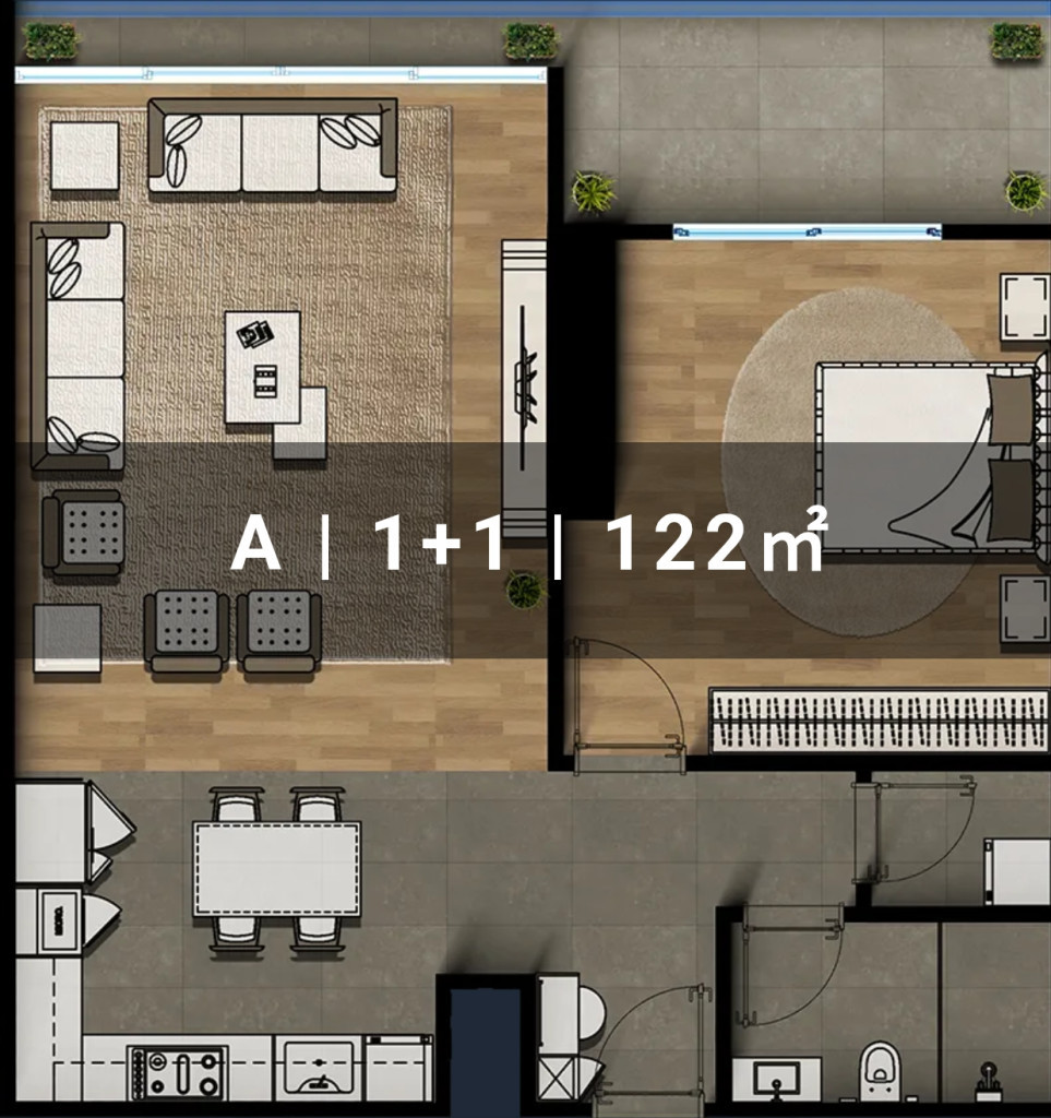 On the 16th Floor Kat Planı