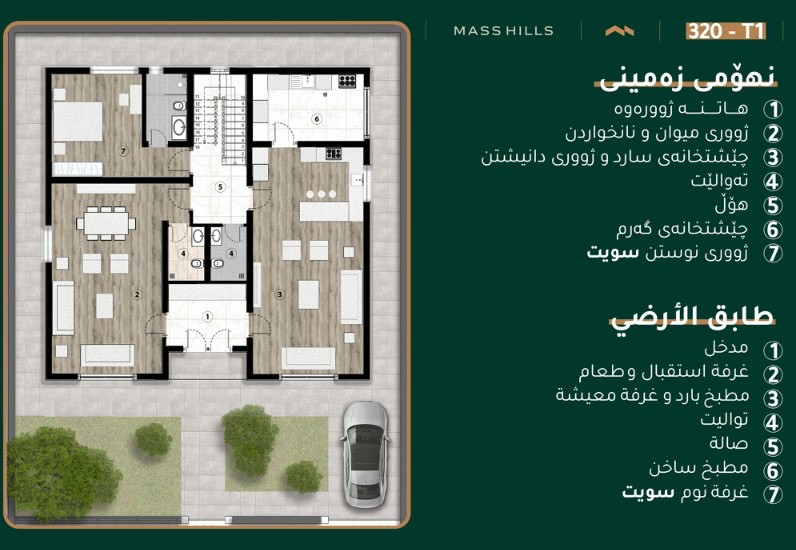 null خطة الطابق