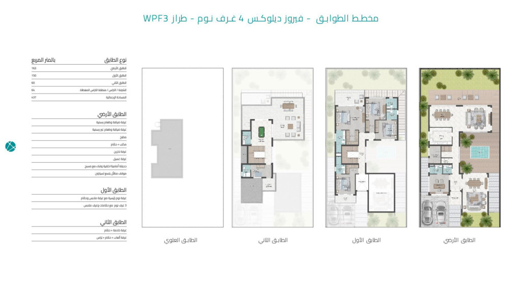 Fayrouz, Type WPF3 پلانی نهۆم