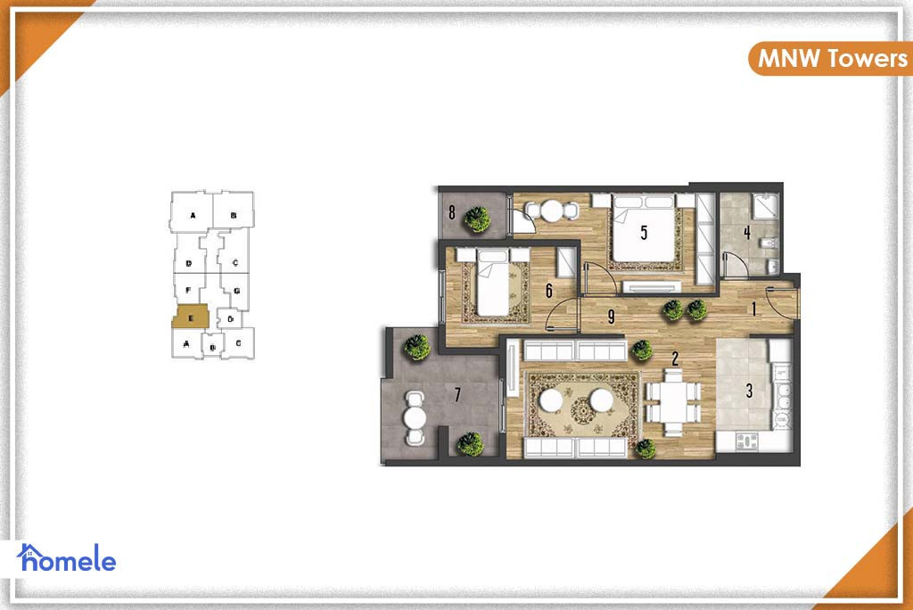 On the Second Floor Kat Planı