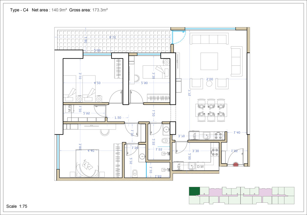 null خطة الطابق