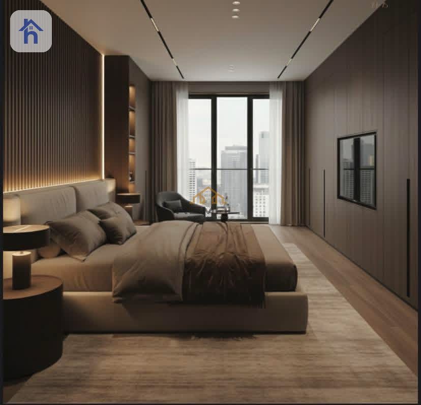 Cozy Apartment in Lavender Skyline Tower Resim 2