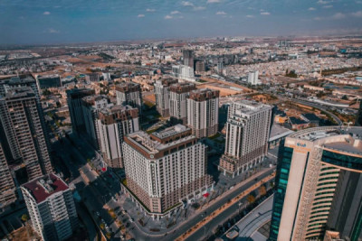 ستوديو أنيق في مبنى مرتفع image 3