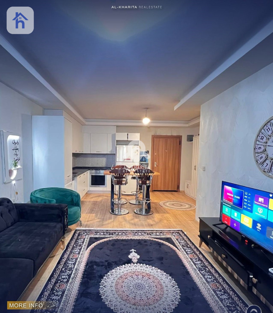 شقة مؤثثة عصرية بغرفتي نوم