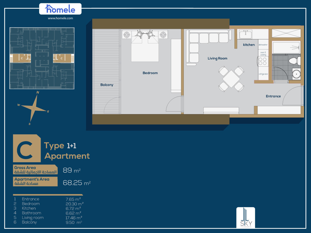null خطة الطابق