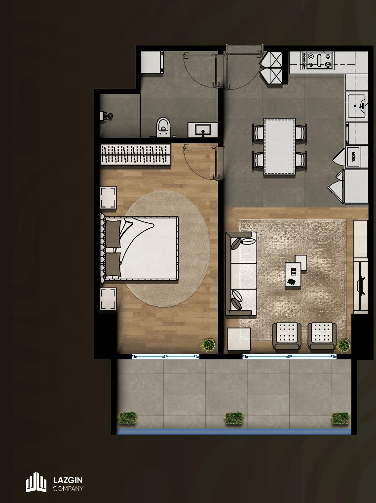 On the 19th Floor Floor Plan