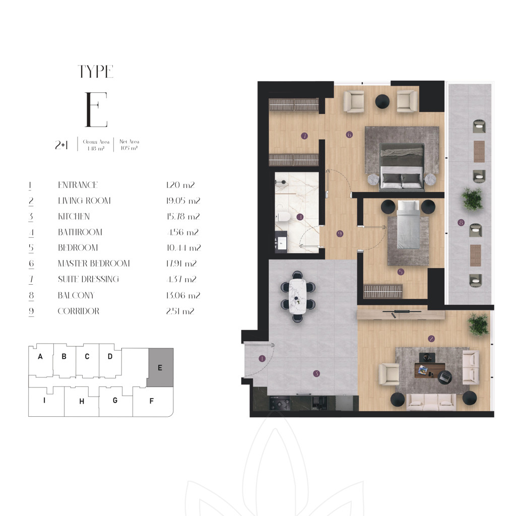 Block B Floor Plan