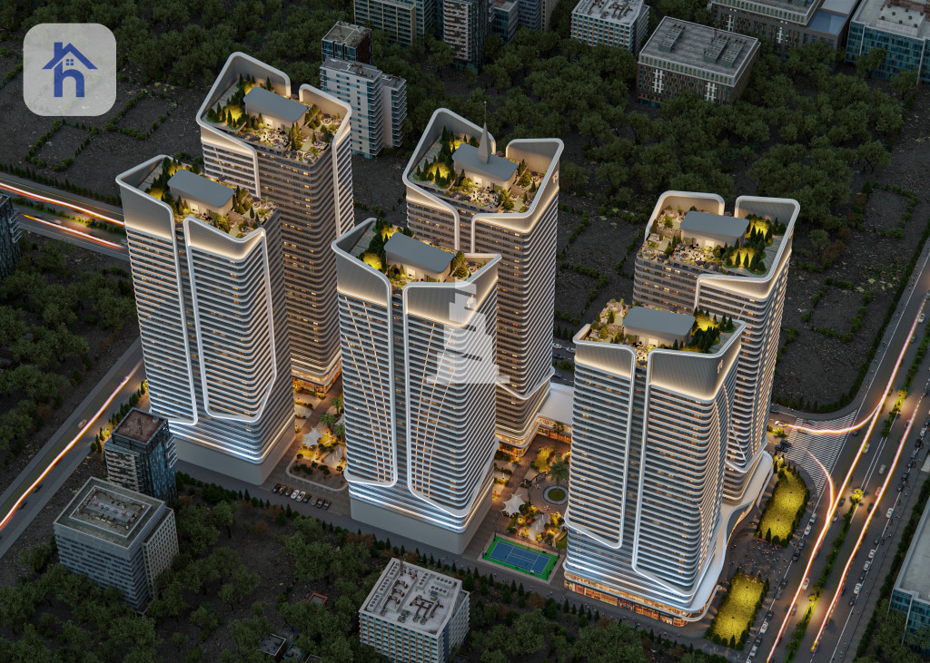 شقة حديثة بغرفتي نوم في يونيك تاور