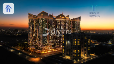 Elegant 1-BR Apartment in Unique Towers image 2