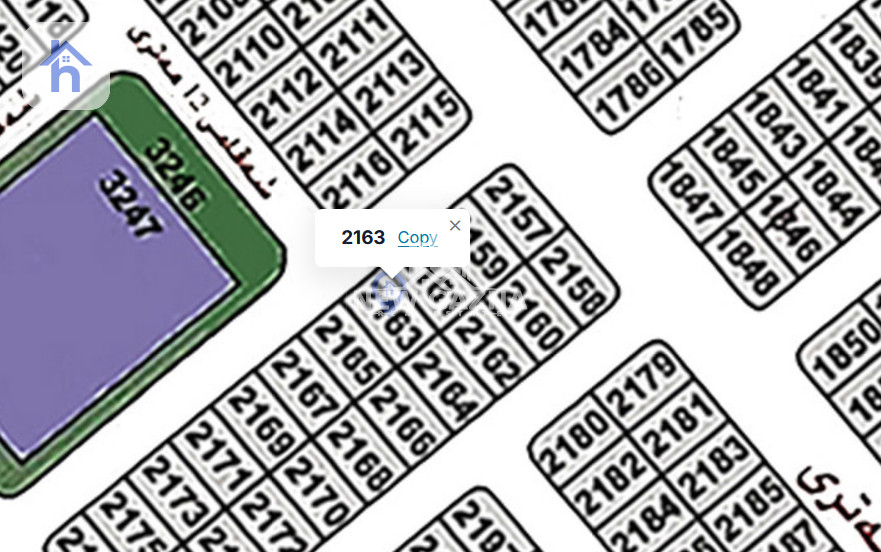 قطعة بمساحة 250م² للبيع