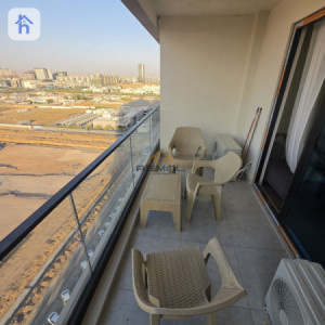 A special furnished 1+1 apartment in Green world Resim 6