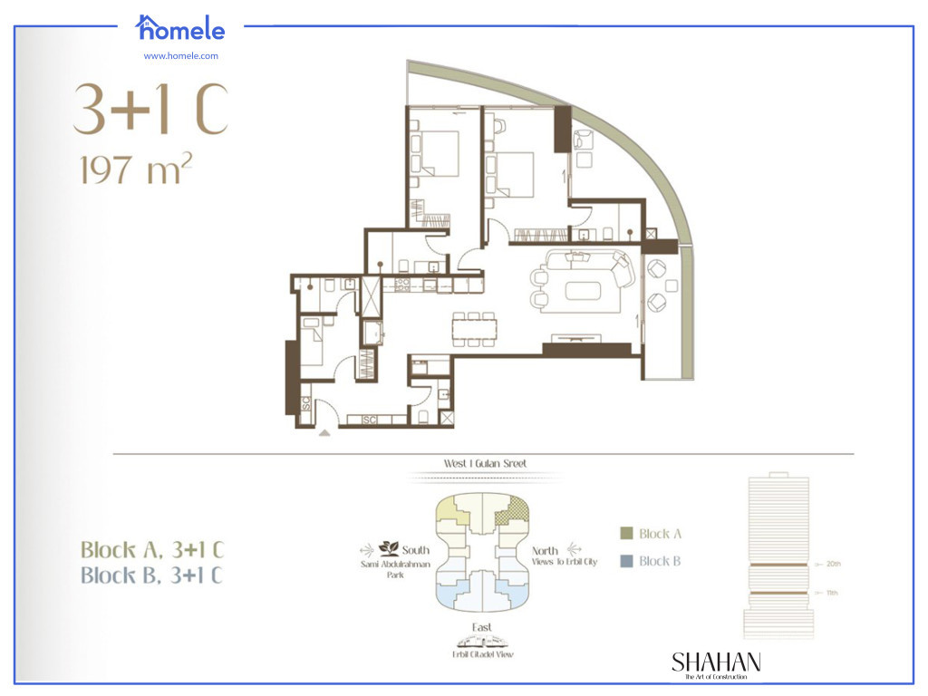 On the 20th Floor Floor Plan