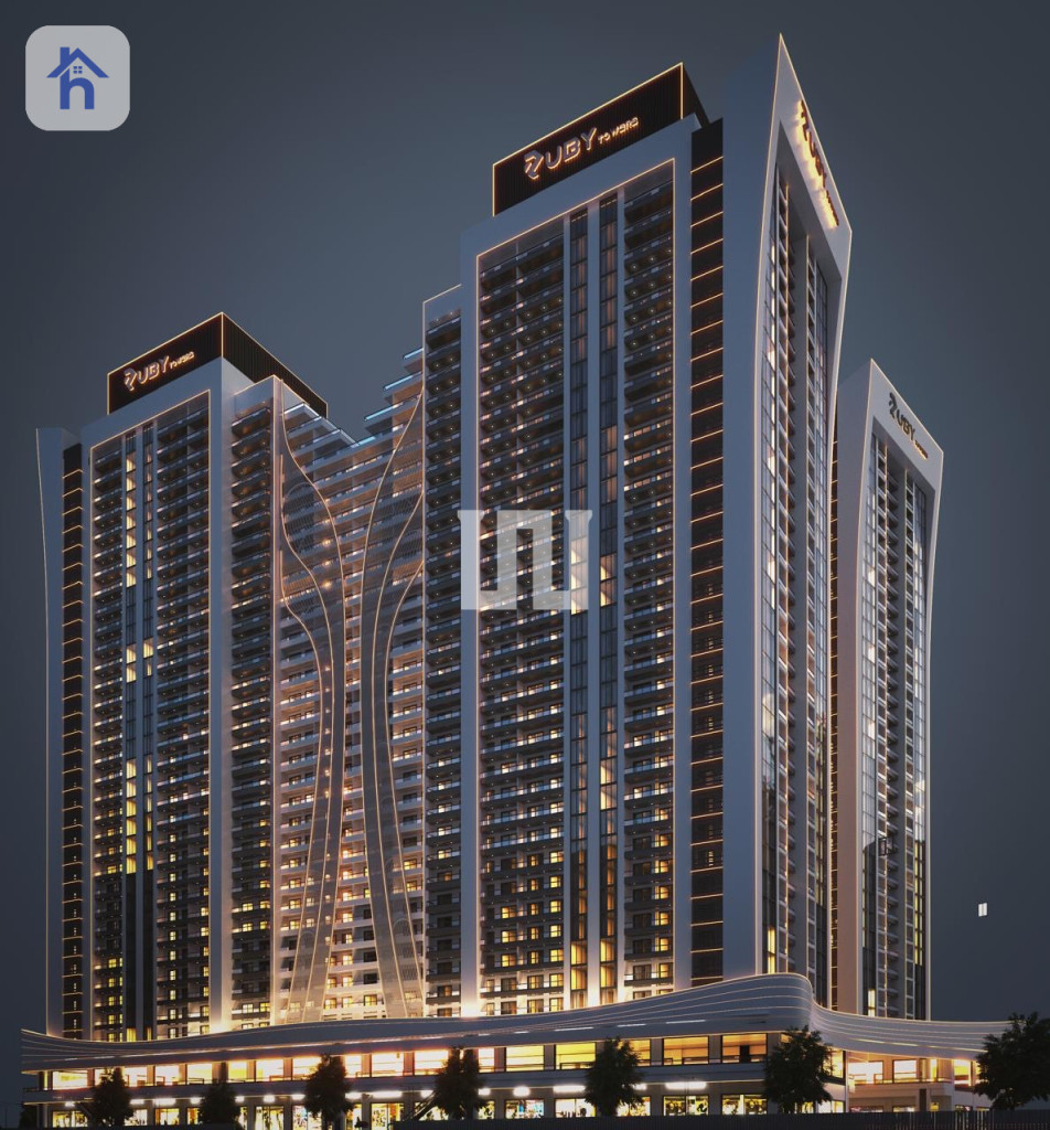 Ruby Towers Apartment with 1 Bedroom Resim 2